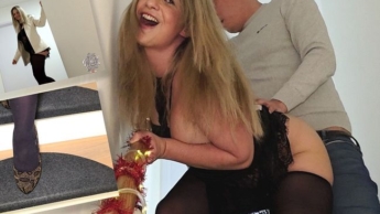 Weihnachtsfeier muss warten – Treppenrunde mit Schuh-Treffer