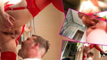 Er war mal wieder geil auf meinen warmen Sekt… den soll er bekommen…