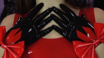 Meine neuen Latexhandschuhe