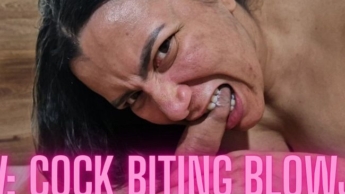 POV: Schwanzbeißender Blowjob