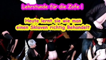 Lady Melissa und ihre Zofe|Ein Sklave der nicht genug bekommt!