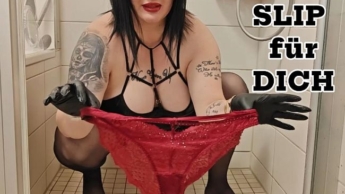 MEINEN NEUEN LIEBLINGS SLIP VOLLGEPISST :) Willst DU der NEUE BESITZER sein? :P