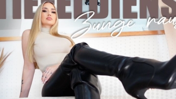 Stiefeldienst! Zunge raus!