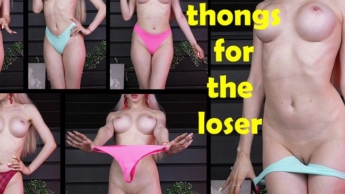 3 paar tangas für die Verliererin und sph Kira Loster