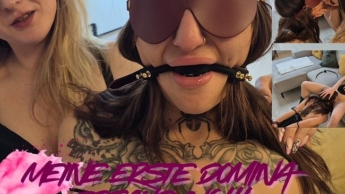 Geile Fesselspiele unter Freundinnen , ich dominiere meine Freundin