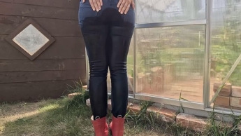 Outdoor meine Jeans benetzt